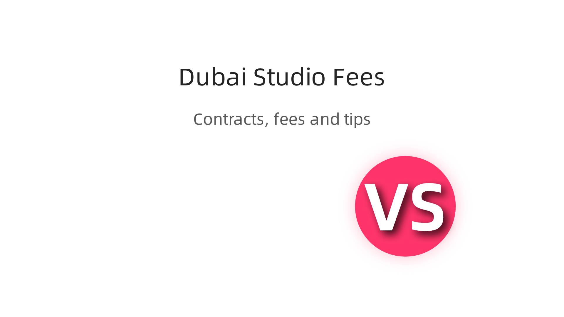 An infographic detailing the common fees associated with renting a studio apartment in Dubai, from deposits to registration.