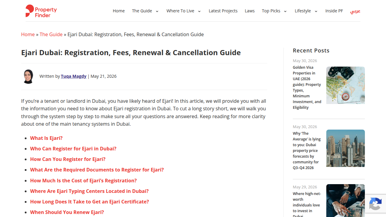 PropertyFinder's comprehensive guide helps tenants understand the crucial steps for Ejari registration in Dubai.