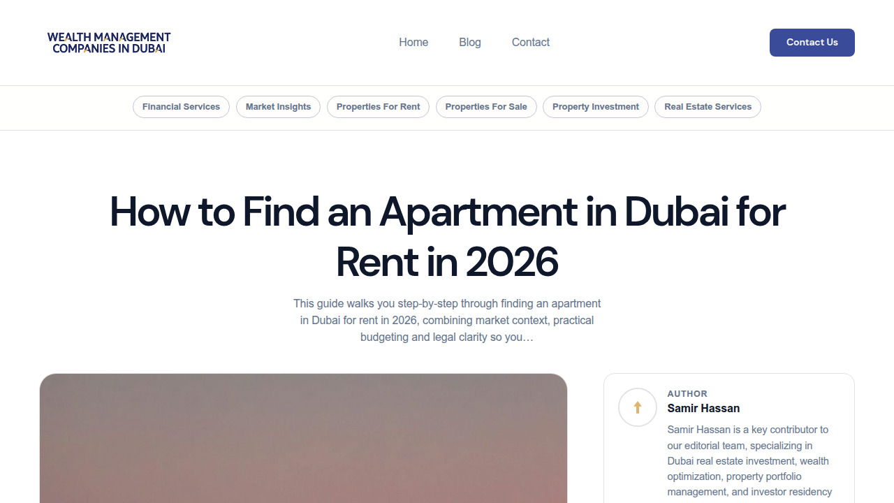 This guide offers insights for expats and investors on navigating the Dubai rental market, aligning with residency goals.