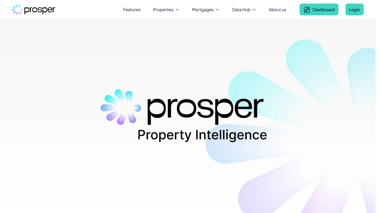 Screenshot of the LetsProsper website, a resource for Dubai real estate insights and market data.