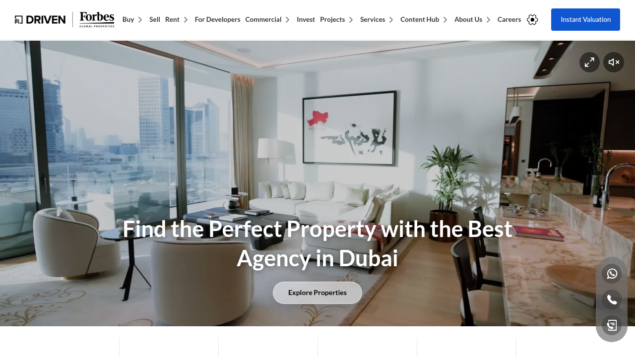Screenshot of Driven Properties blog article listing the top real estate developers in Dubai for 2026.