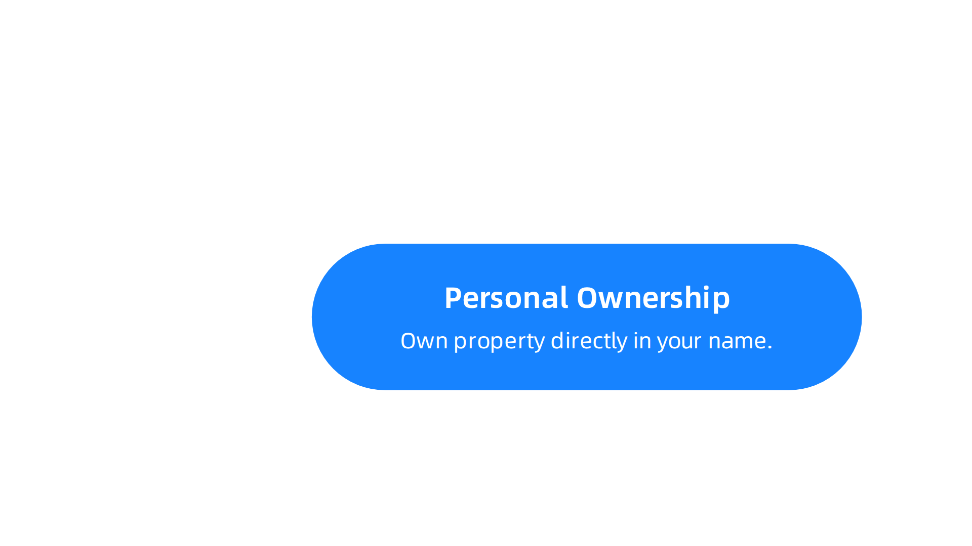 An infographic detailing the various structures available for property ownership, with implications for taxes and management.